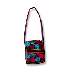 Authentic Embroidered Colombian Crossbody Satchel